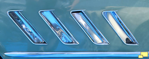 1954 Corvette SO 2151 Side Vents