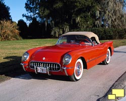 1955 Corvette with Three Speed Manual