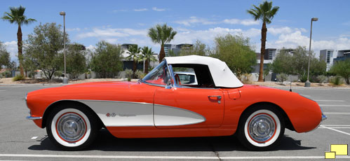 1957 Corvette in Venetian Red