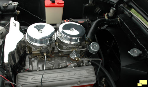 1957 Corvette Non Airbox Engine Bay