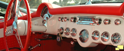 1957 Corvette Stock Dashboard