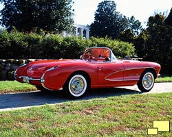 1957 Corvette in Venetian Red