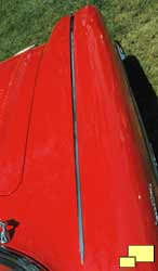 1958 Corvette fender