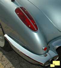 1958 Corvette tail light