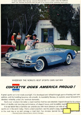1958 Chevrolet Corvette magazine ad