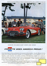 1958 Chevrolet Corvette magazine ad