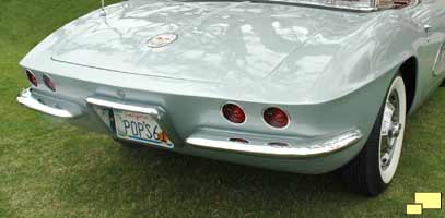 1961 Chevrolet Corvette C1, rear view
