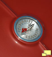 1961 Corvette Trunk Emblem