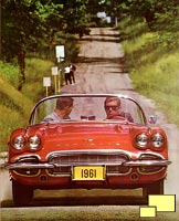 1961 Corvette Brochure Illustraation