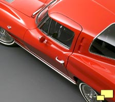 1963 Corvette Stingray Coupe in Roverside Red