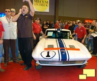 1963 Gulf One Z06 Corvette Stingray at Mecum auction, January 2009