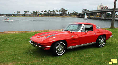 1963 Chevrolet Corvette Coupe in Riverside Red