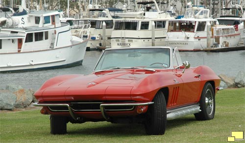1965 Corvette Convertible in Rally Red