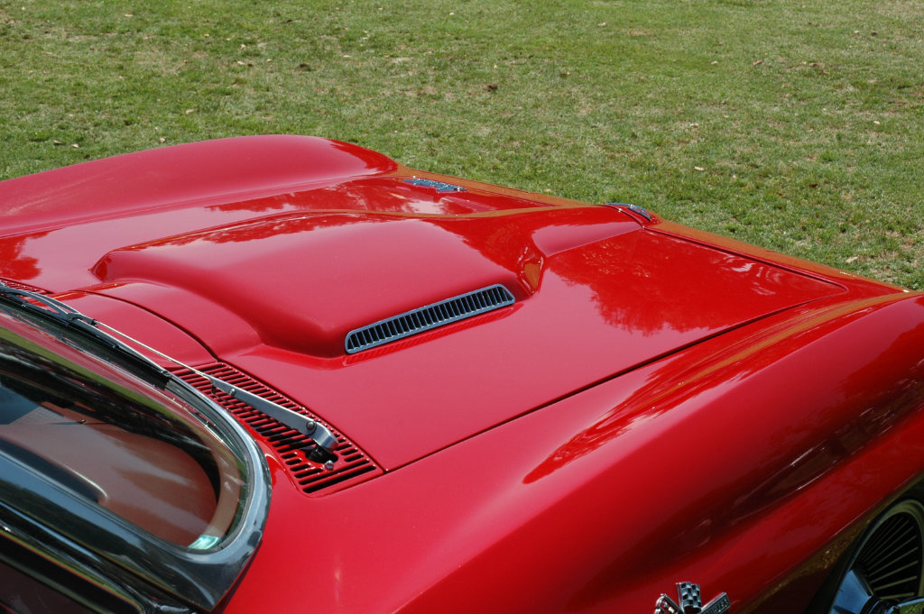 1966 Corvette C2 in Rally Red.