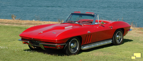 1966 Corvette Convertible C2 in Rally Red