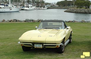 1966 Corvette in Sunfire Yellow