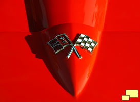 1966 Corvette hood emblem