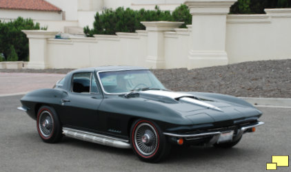 1967 Corvette C2 Coupe in Goodwood Green