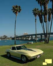 1967 Corvette in Sunfire Yellow