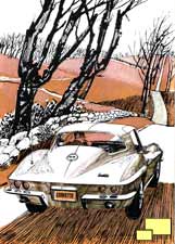 1967 Corvette - brochure illustration