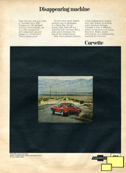 1967 Chevrolet Corvette Stingray print ad
