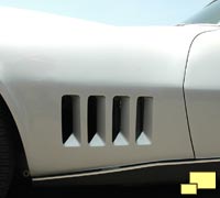 1968 Chevrolet-Corvette C3 Side Fender without Stingray emblem