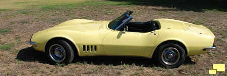 1968 Chevrolet Corvette, Safari Yellow