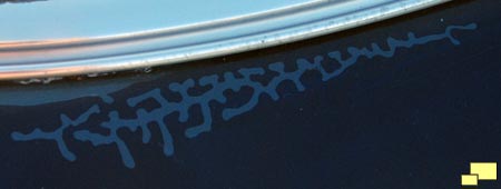 1968 Chevrolet Corvette windshield delamination