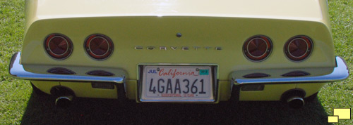 1968 Chevrolet Corvette rear taillights