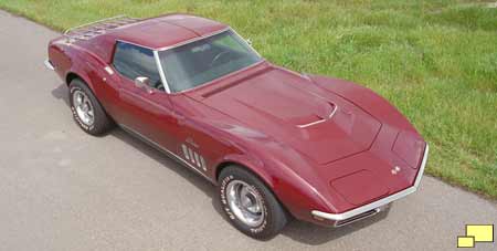 1969 Corvette in Burgandy