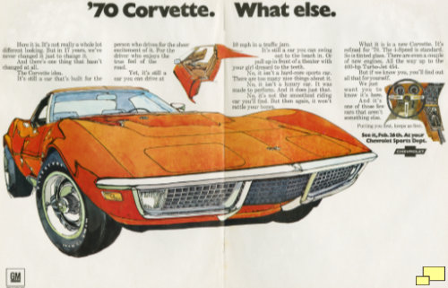 1970 Corvette ad