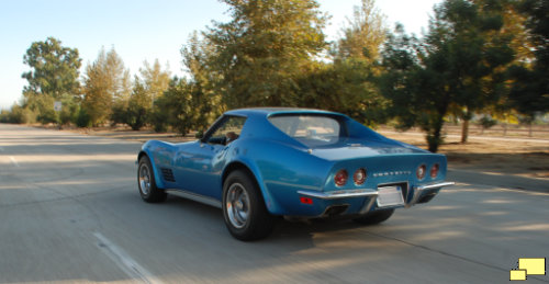 1971 Corvette C3 Coupe in Nassau Blue