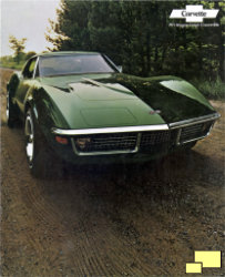1971 Corvette Sales Brochure Cover