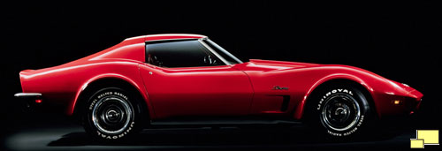 1973 Corvette in Mille Miglia Red
