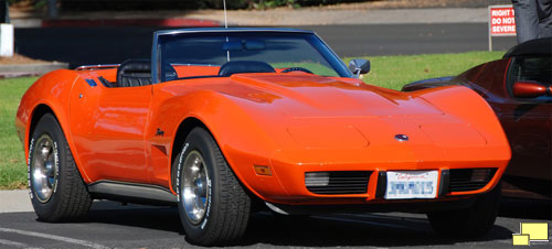 1975 Corvette Convertible in Orange Flame