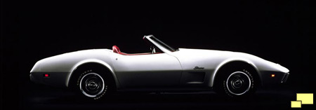 1975 Corvette convertible - Official GM photo