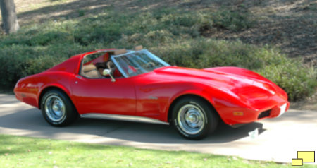 1976 Corvette Coupe Red 