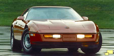 1984 Corvette front view