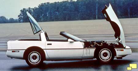 1984 Corvette hood opening