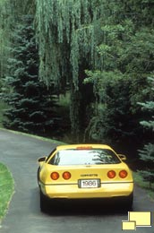1986 Corvette Coupe in Yellow