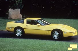 1986 Corvette Coupe Yellow
