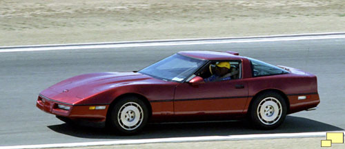 1987 Corvette Coupe in Dark Red Metallic