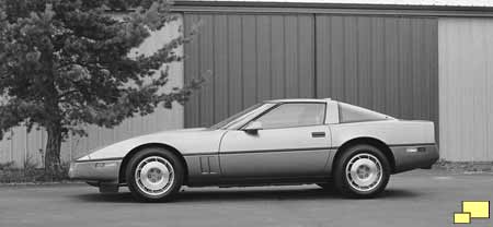 1987 Corvette official GM photograph