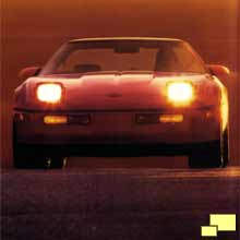 1987 Corvette brochure illustration