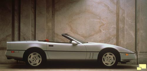 1988 Corvette Convertible Silver Metallic