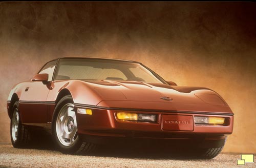 1988 Corvette Coupe Dark Red Metallic