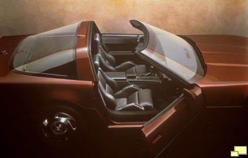 1988 Corvette Coupe Dark Red Metallic, Interior