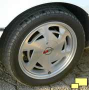 1989 Corvette 17 inch wheel