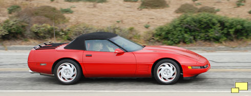 1994 Corvette C4 Convertible in Torch Red