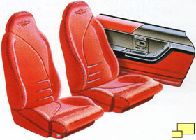1994 Corvette Optional Leather Sport Seat